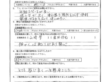 東京都中野区で台所改修･給湯器･洗面台交換をされたS様の声