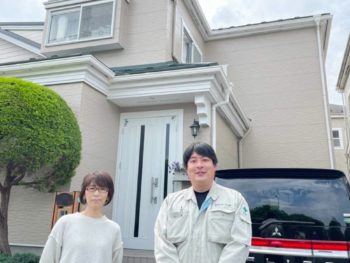 埼玉県川口市で屋根金属瓦重ね葺き･外壁塗装をされたK様の声