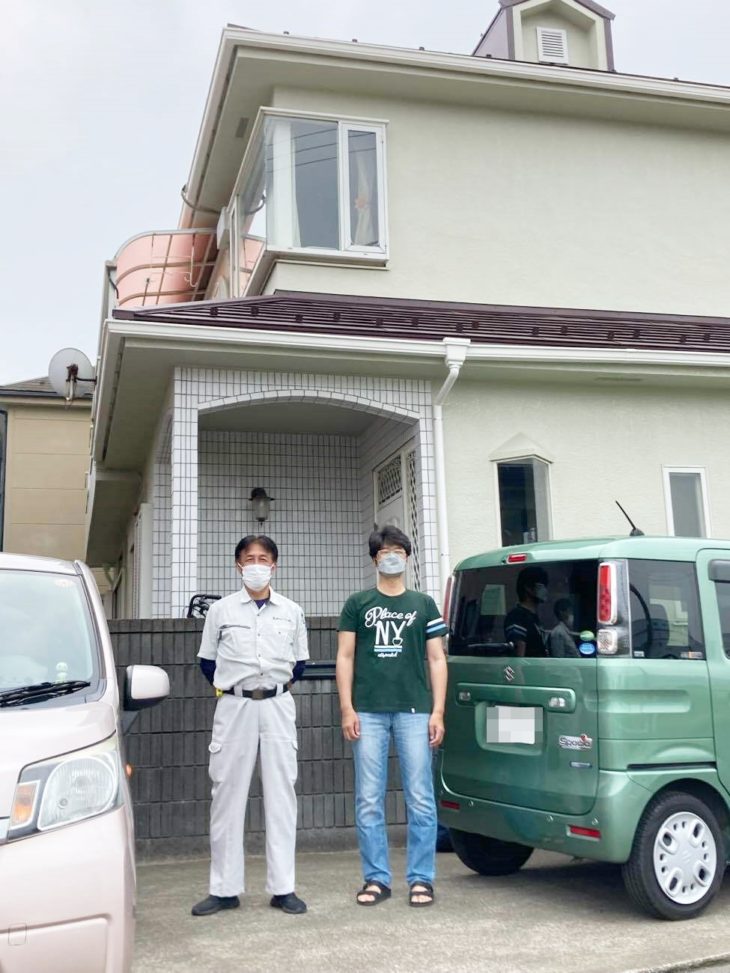   埼玉県三郷市で屋根金属瓦重ね葺き・外壁塗装をされたK様の声