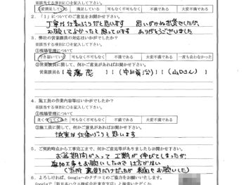 東京都杉並区で外壁金属サイディング重ね張り･木部鉄部塗装をされたI様の声