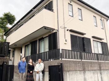 千葉県船橋市で外壁塗装･外壁金属サイディング重ね張り･屋根金属瓦重ね葺き･ベランダ防水･基礎補強工事をされたT様の声